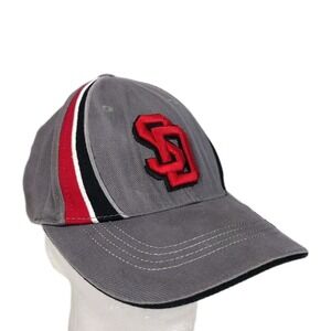 NCAA USD hat Cap Strap Back Gray Embroidered